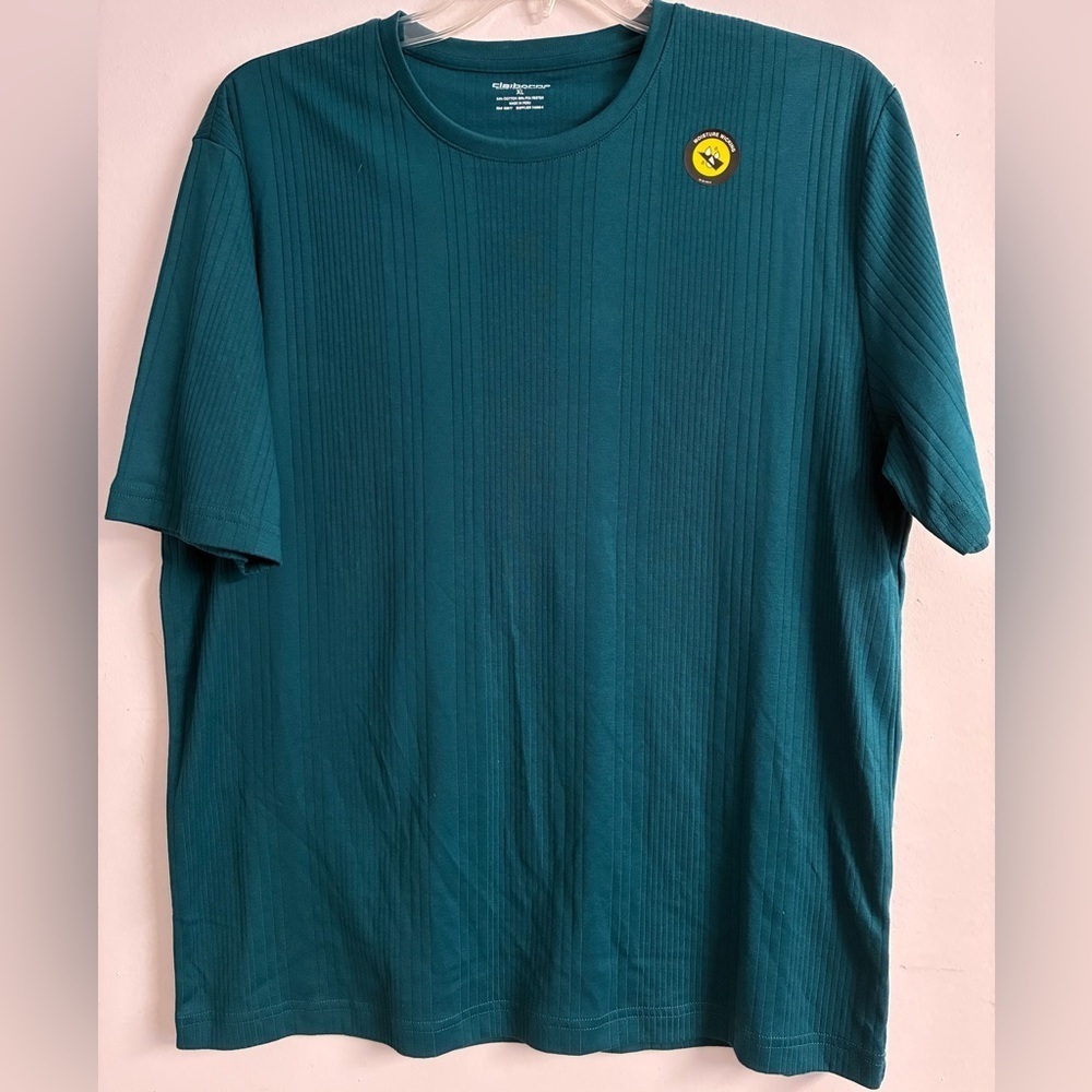 Claiborne Moisture Wicking T-Shirt, Men’s, XL, Dk Teal, Short Sleeve, NWT